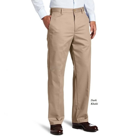 izod flat front pants